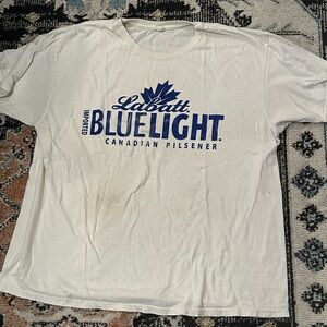 Vintage VTG Labatt Blue Light Beer Tee